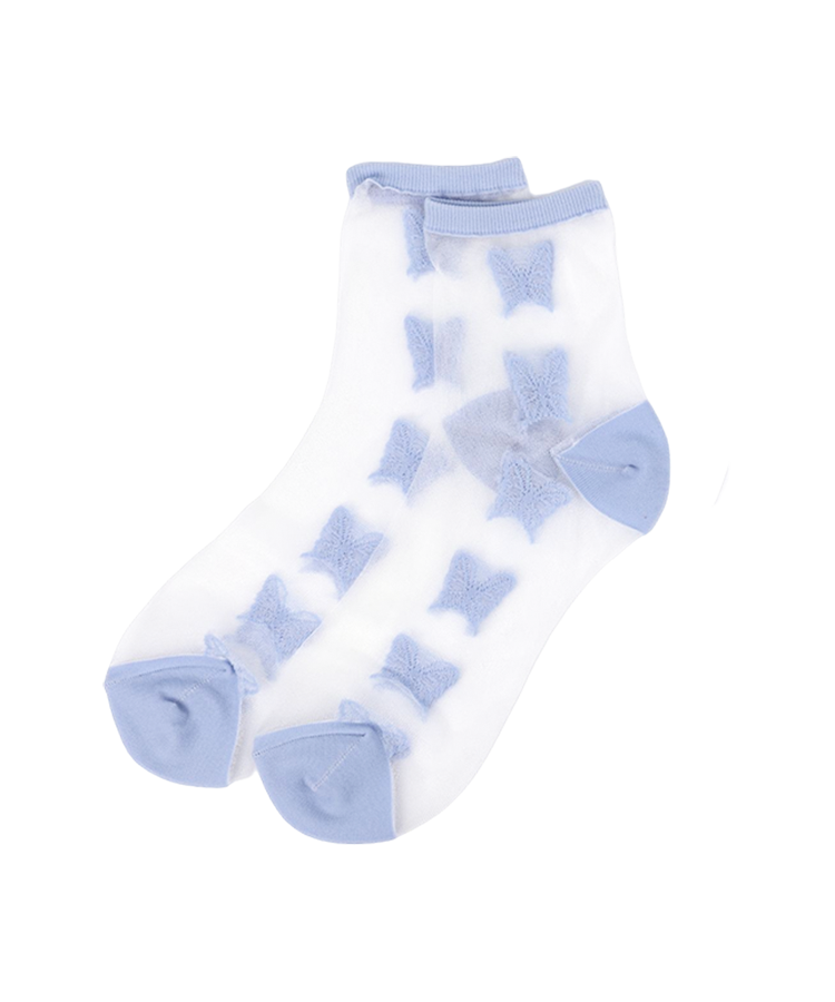 Transparente Seidensocken für Damen