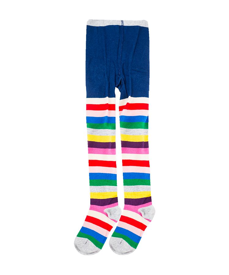 Jacquard-Strumpfhose aus gekämmter Baumwolle für Kinder