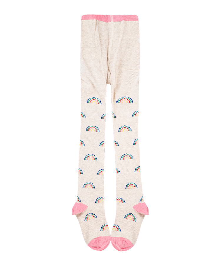 Jacquard-Strumpfhose aus gekämmter Baumwolle für Kinder