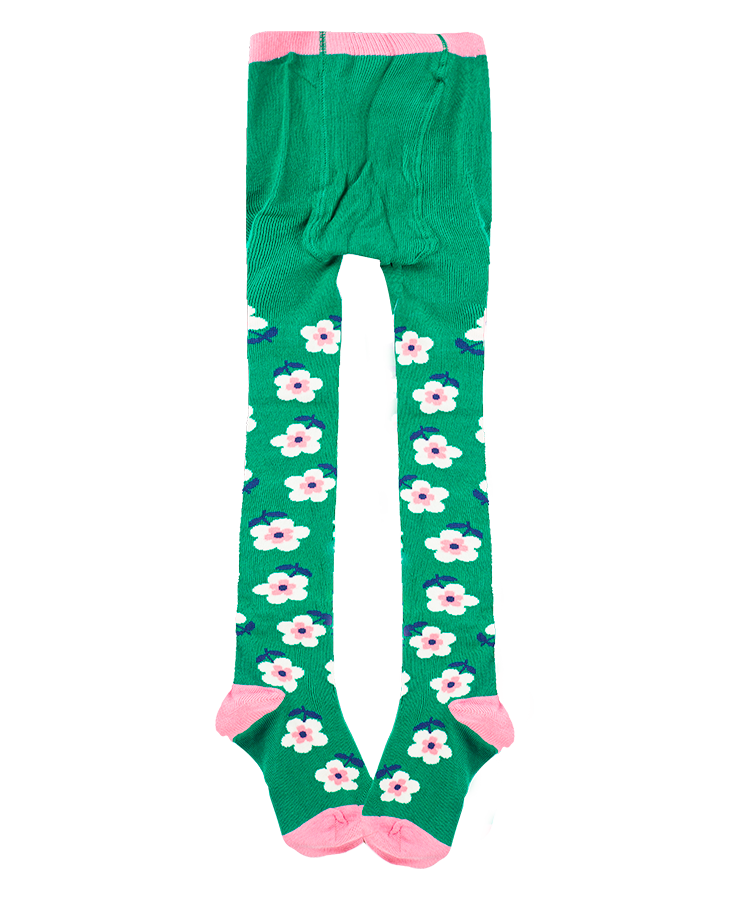 Jacquard-Strumpfhose aus gekämmter Baumwolle für Kinder